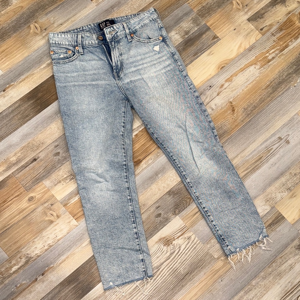 GAP Vintage Light Blue Universal Slim Boyfriend Jean